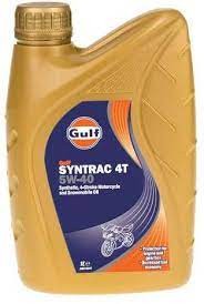 SYNTRAC4T5W40/1 Gulf Syntrac 4T 5W-40 Motorkerékpár olaj 1 liter GULF 