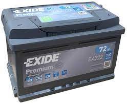 EA722 EXIDE akku Premium 72Ah, 720 A, J+ 278x175x175mm EXIDE 