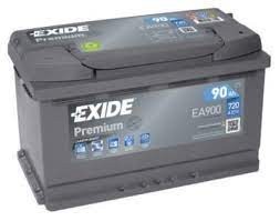 EXIDE akku Premium 90Ah, 720 A, J+ 315x175x190mm