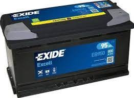 EB950 EXIDE akku Excell 95Ah, 800 A, J+ 353x175x190mm EXIDE 