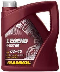 MANNOL LEGEND+ESTER 0W-40 4 Liter