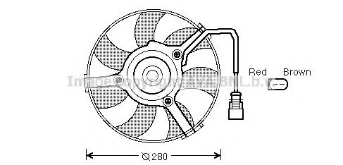 Ai7516 ventilátor  A6  II 1.8 i * 05/97- LKQ 