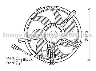BW7534 ventilátor  Mini Clubman 1.6 Cooper D * 09/07- LKQ 