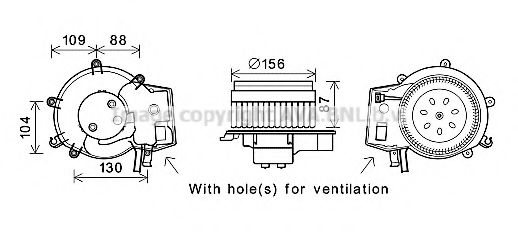MS8625 ventilátor  C 160 ---> C 350 LHD* 03/01 - 05/08 LKQ 
