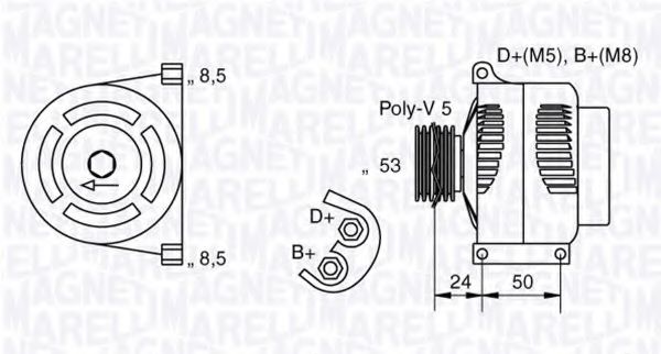 WGE140 Generator / Alternator QWP 