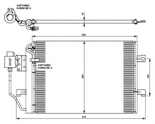 WAC263 Klímahűtő (kondenzátor) QWP 