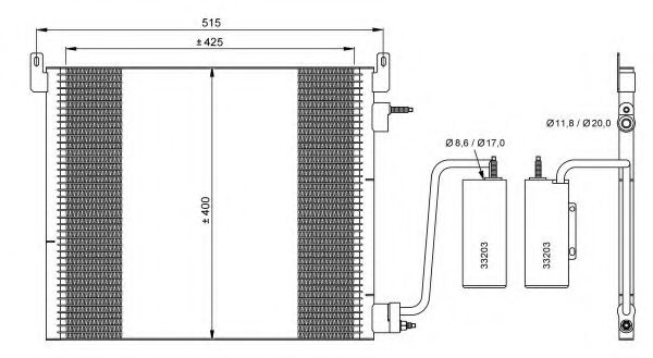 WAC313 Klímahűtő (kondenzátor) QWP 