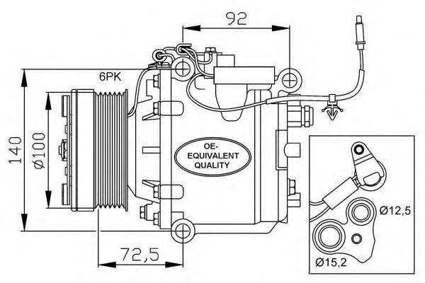 WCP224R Compresor Aer Conditionat QWP 