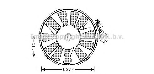 VKP-OL7523 Klímaventilátor-motor lapáttal (1,4, 1,6)        R IHAROS 