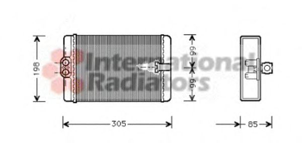 FRA-V30006250 Fűtőradiátor IHAROS 