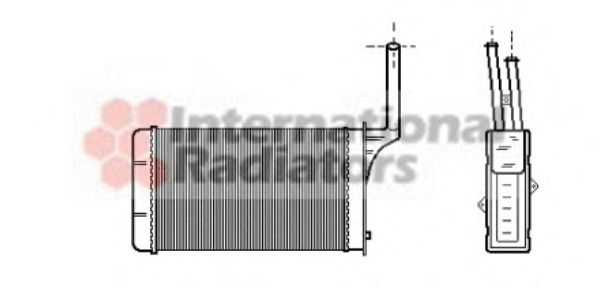 FRA-V40006049 Fűtőradiátor (91.7-től) IHAROS 