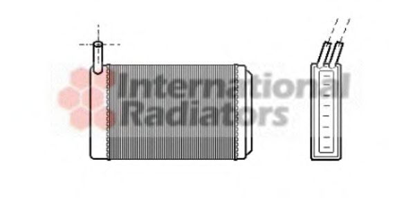 FRA-V58006061 Fűtőradiátor (0610.2002) IHAROS 