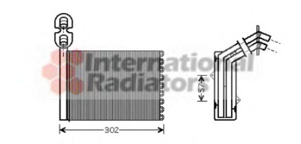 FRA-V58006201 Fűtőradiátor IHAROS 