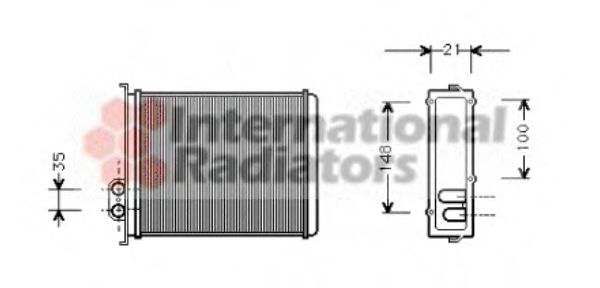 FRA-V59006085 Fűtőradiátor IHAROS 
