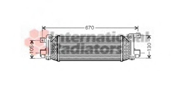 HLE-V18004401 Levegőelőhűtő (Intercooler) 1.4TDCi,1.6TDCi IHAROS 