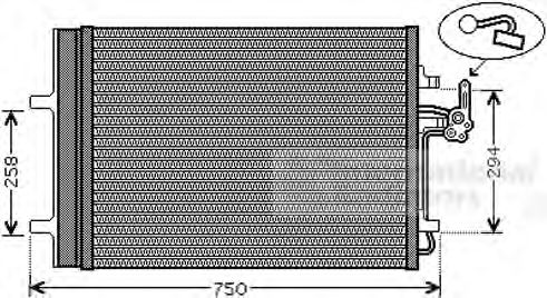 HLK-V18005427 Légkondihűtő (2.0,1.8 2.0 2.2 TDCi) IHAROS 