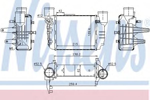 1325J81X Töltőlevegő hűtő OEM/OES 